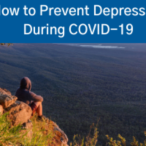 How to Prevent Depression During Covid-19 graphic