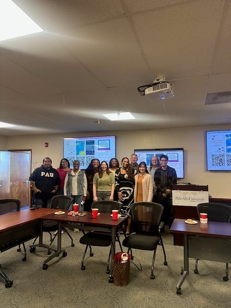 PAU employees gather at Allen Calvin Campus