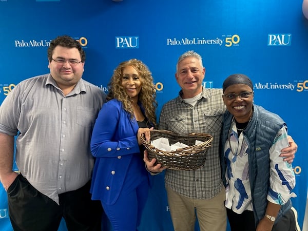 PaloA lto University staff enjoying the celebration