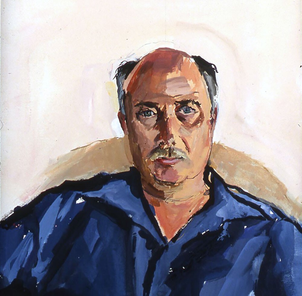 Painting of Peter Goldblum