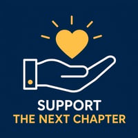 Support the Next Chapter Icon Card