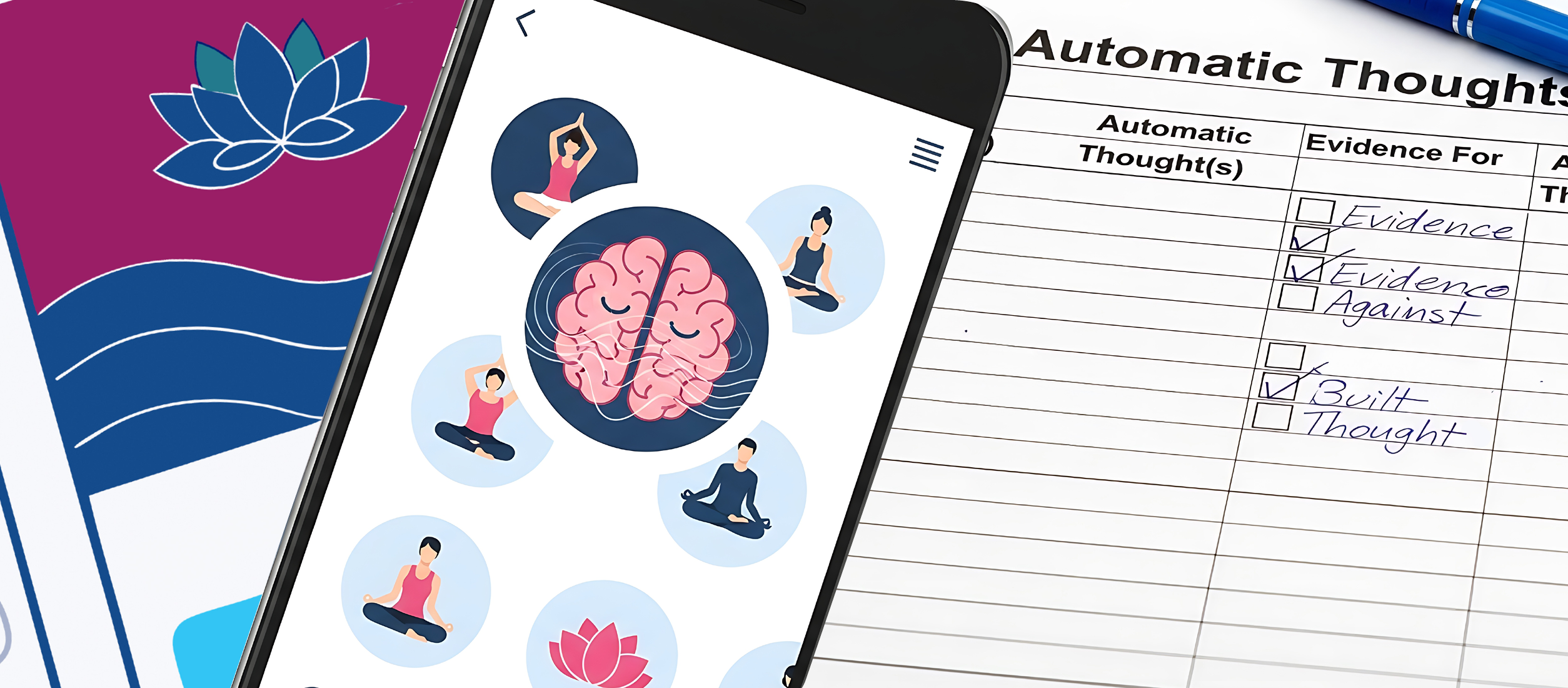 DBT Diary Card Apps vs CBT Online Worksheets for Symptom Tracking and Use in Telehealth Treatment