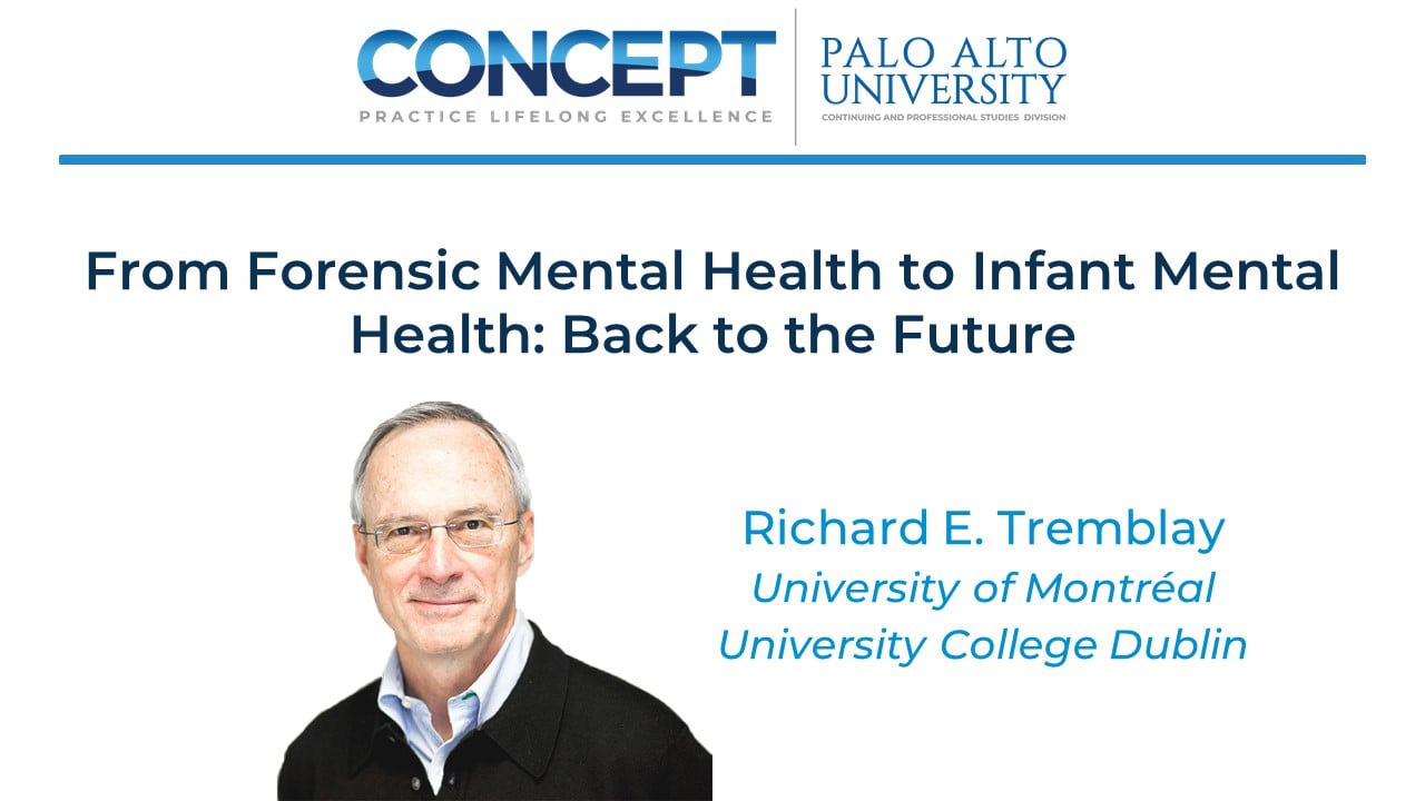 Dr. Richard Tremblay presents keynote address at IAFMHS
