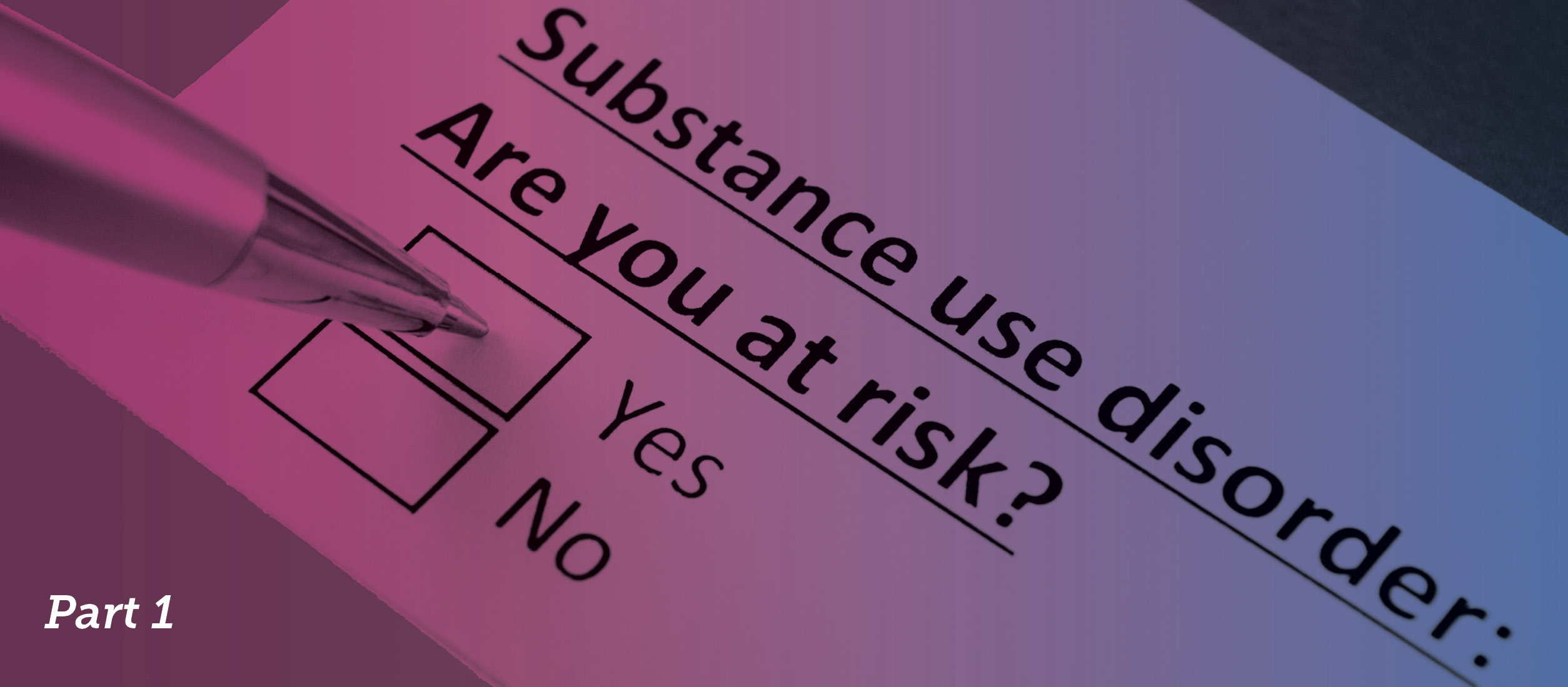 Substance Use Disorder