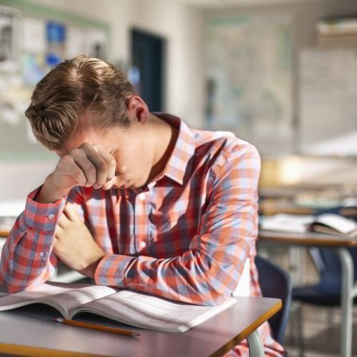 public health webinars student in class