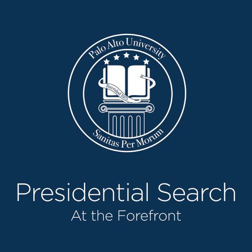 PAU's Presidential Search Logo